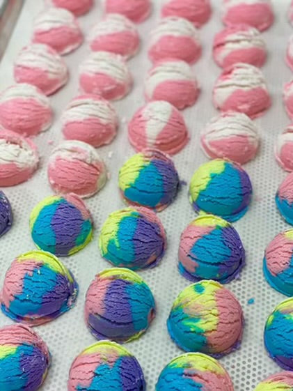 Ice Cream Bath Bombs